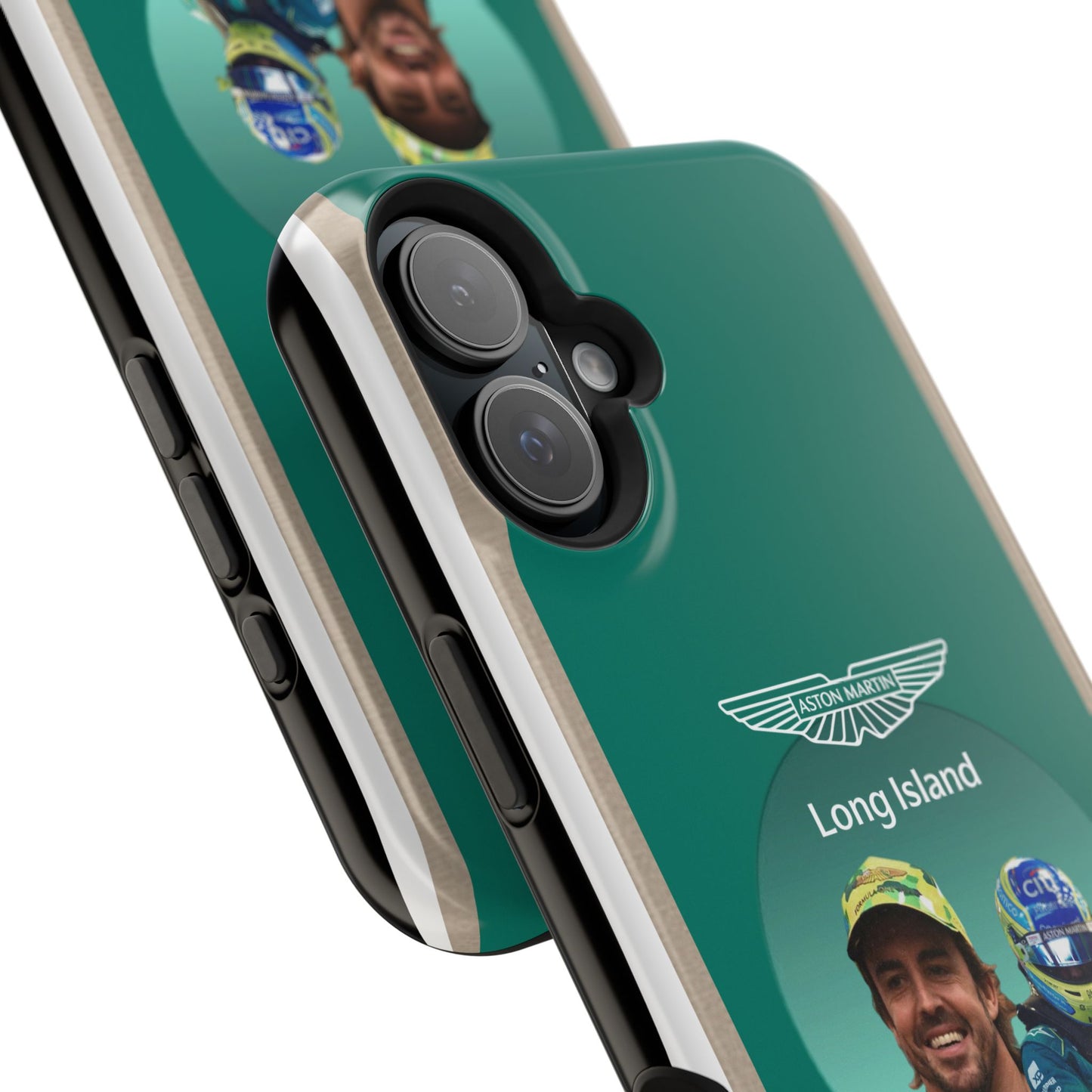 Aston Martin Long Island F1 inspired Fernando Alonso Impact-Resistant Phone Case - Sleek & Stylish