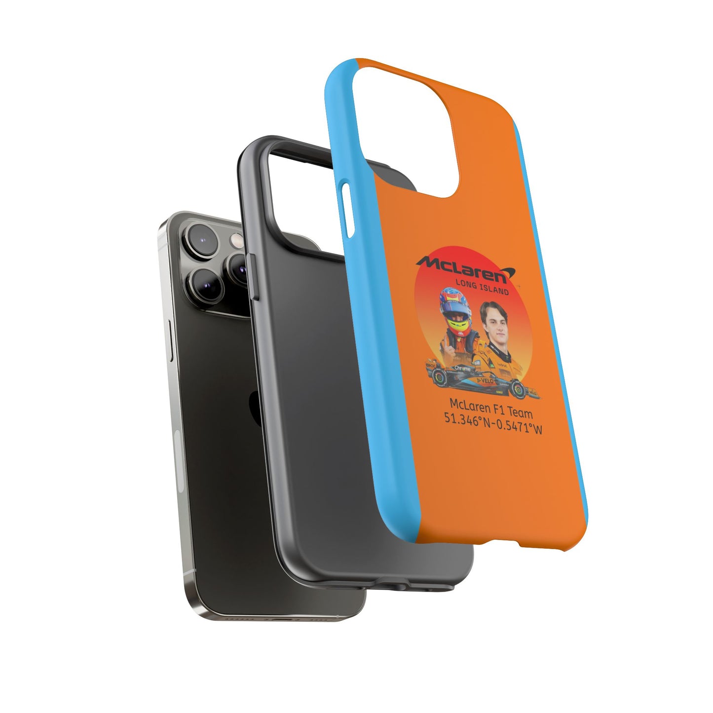 McLaren Long Island McLaren F1 inspired Oscar Piastri Impact-Resistant Phone Case - Sleek & Stylish