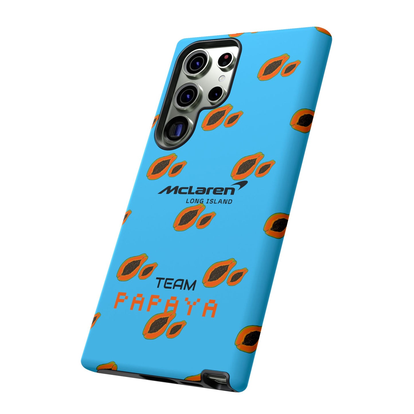 McLaren Long Island Team Papaya Impact-Resistant Phone Case - Sleek & Stylish