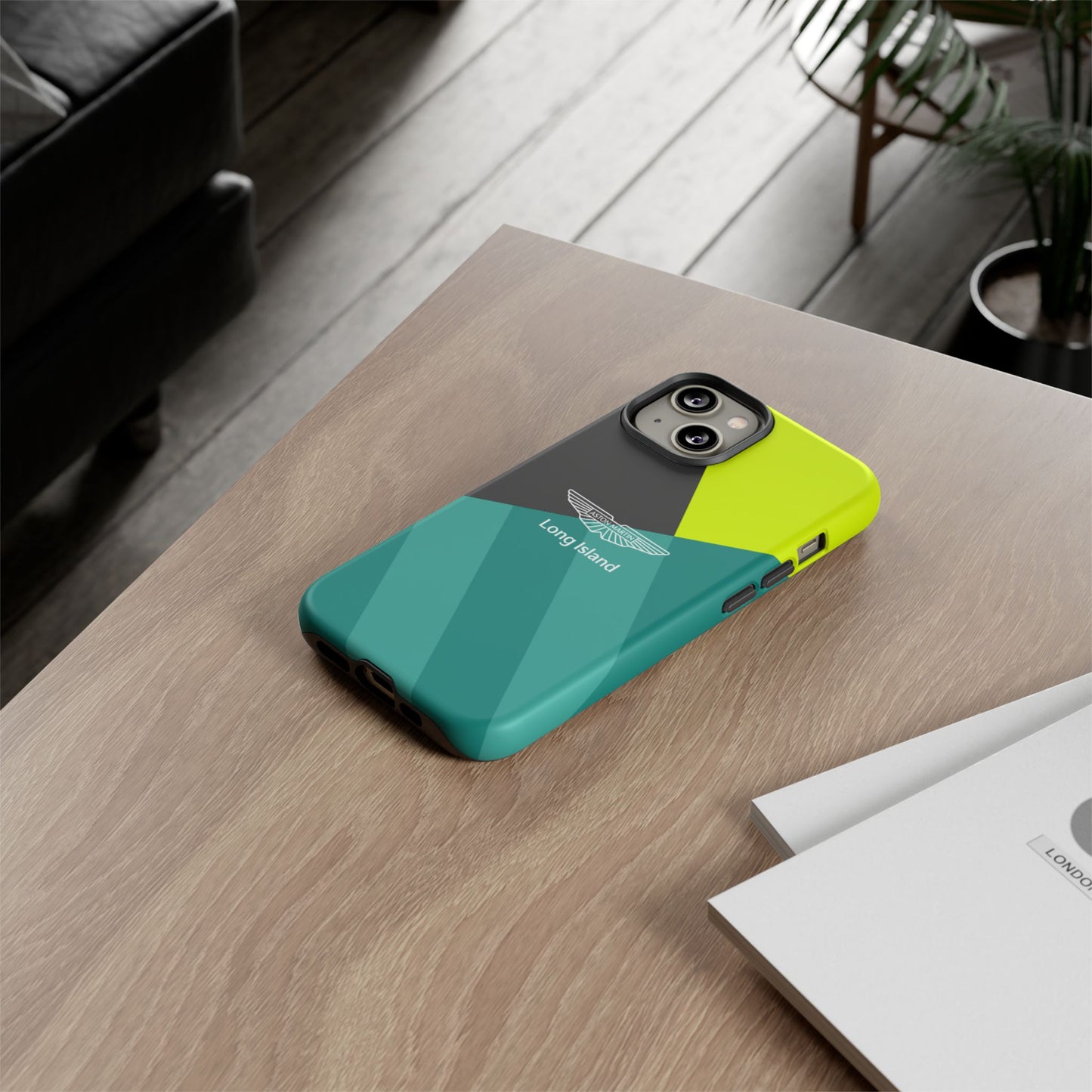 Aston Martin Long Island Impact-Resistant Phone Case | Durable Protection for Car Enthusiasts