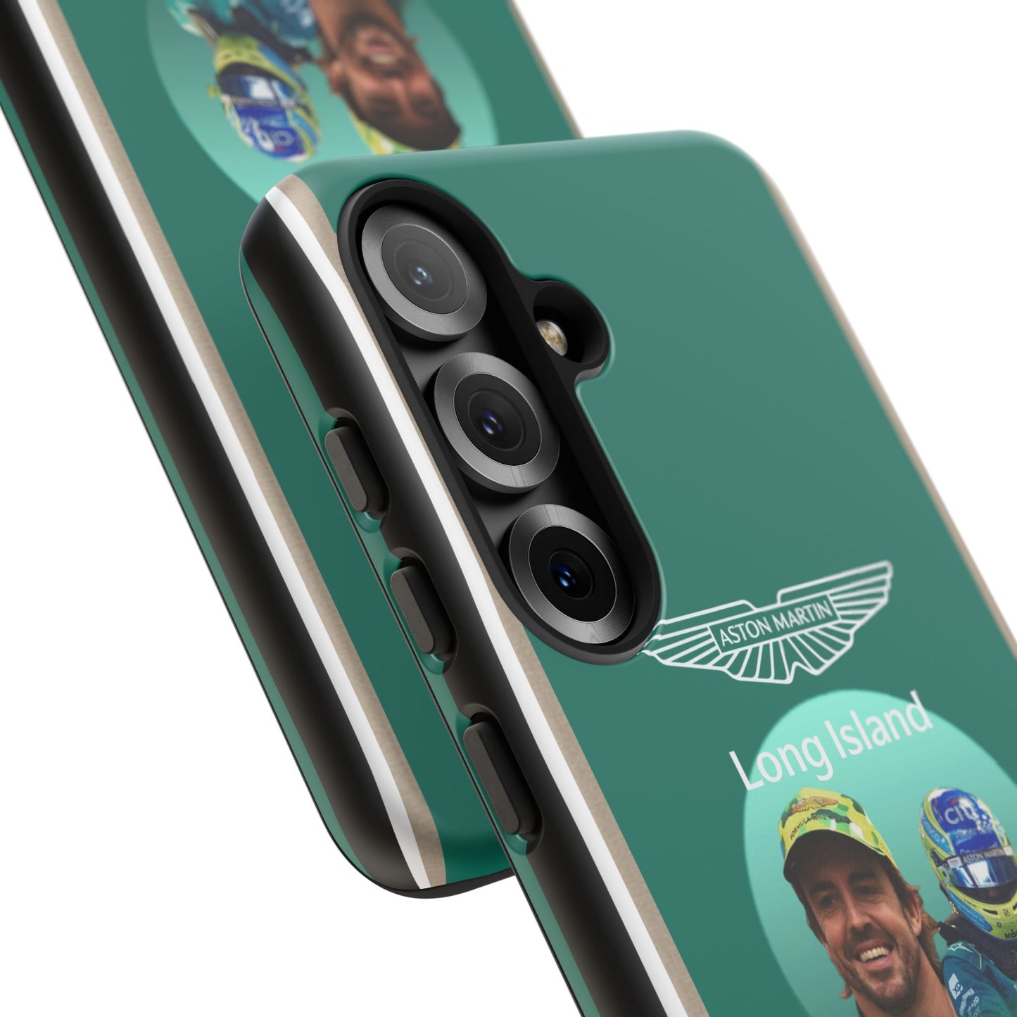 Aston Martin Long Island F1 inspired Fernando Alonso Impact-Resistant Phone Case - Sleek & Stylish