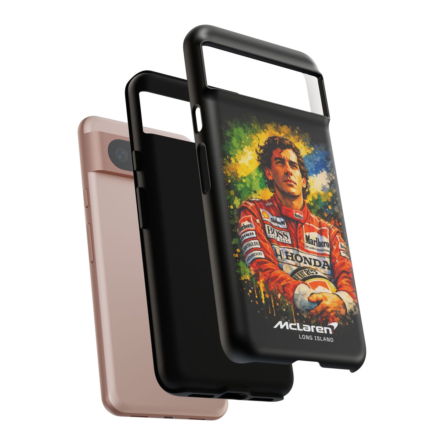 McLaren Long Island "Always Senna" Ayrton Senna Inspired Impact-Resistant Phone Case | Durable Protection for Car Enthusiasts