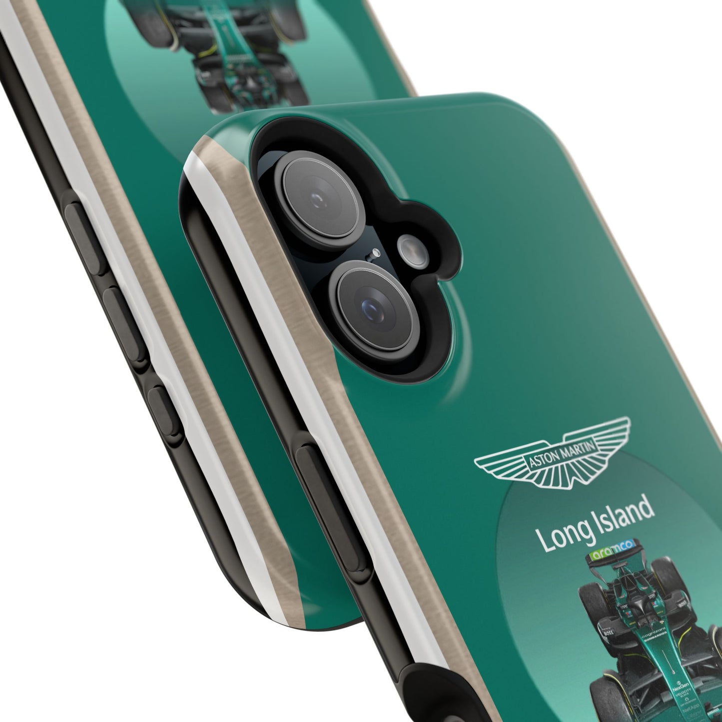 Aston Martin Long Island Formula 1 inspired Impact-Resistant Phone Case - Sleek & Stylish