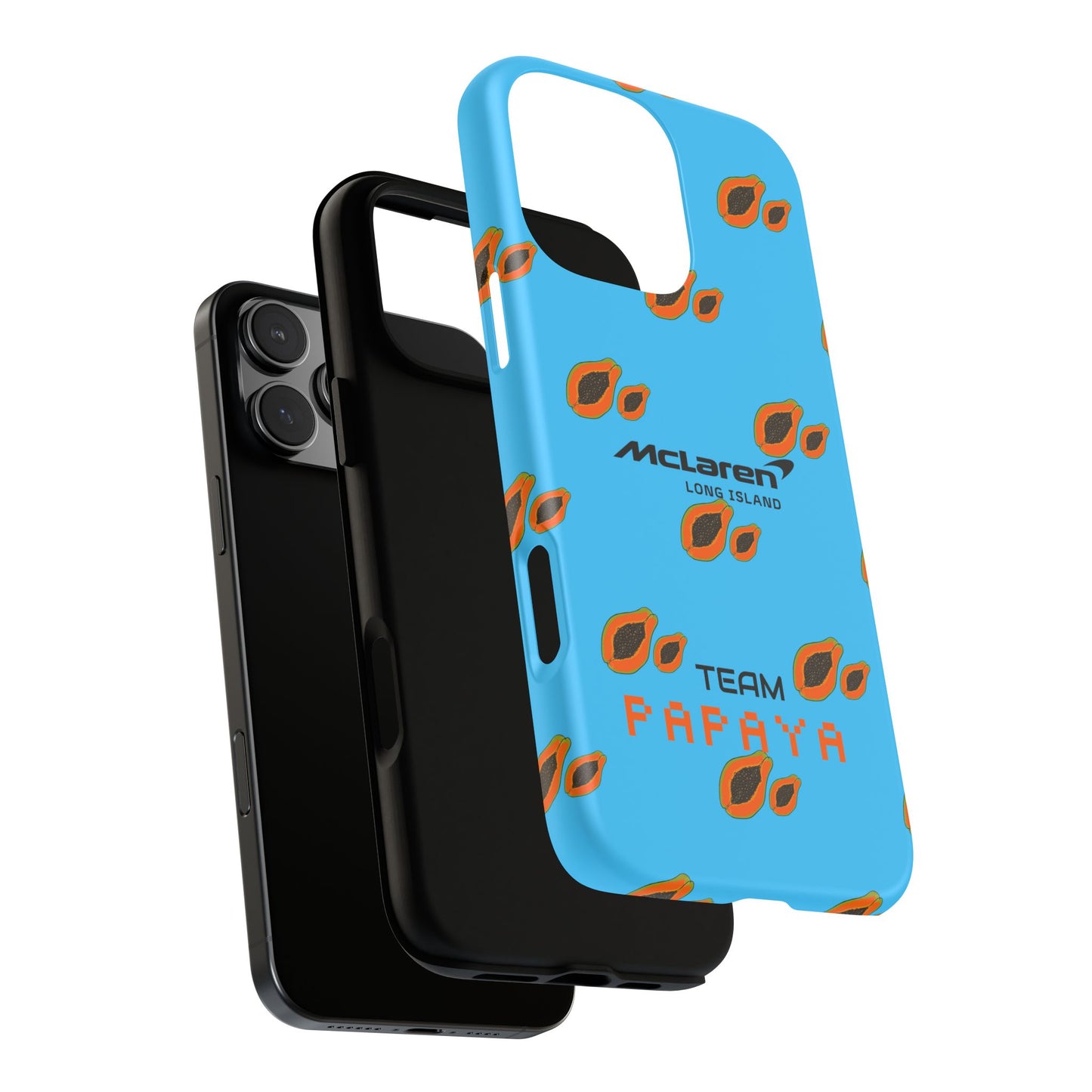McLaren Long Island Team Papaya Impact-Resistant Phone Case - Sleek & Stylish