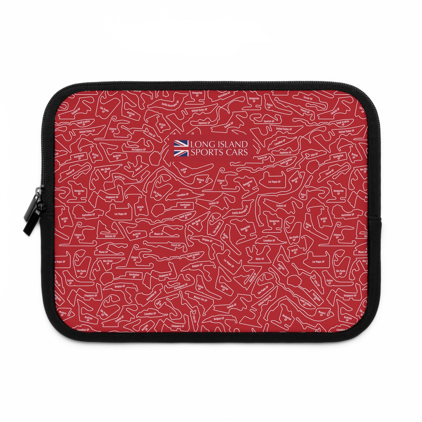 Long Island Sports Cars F1 Racetrack Laptop Sleeve