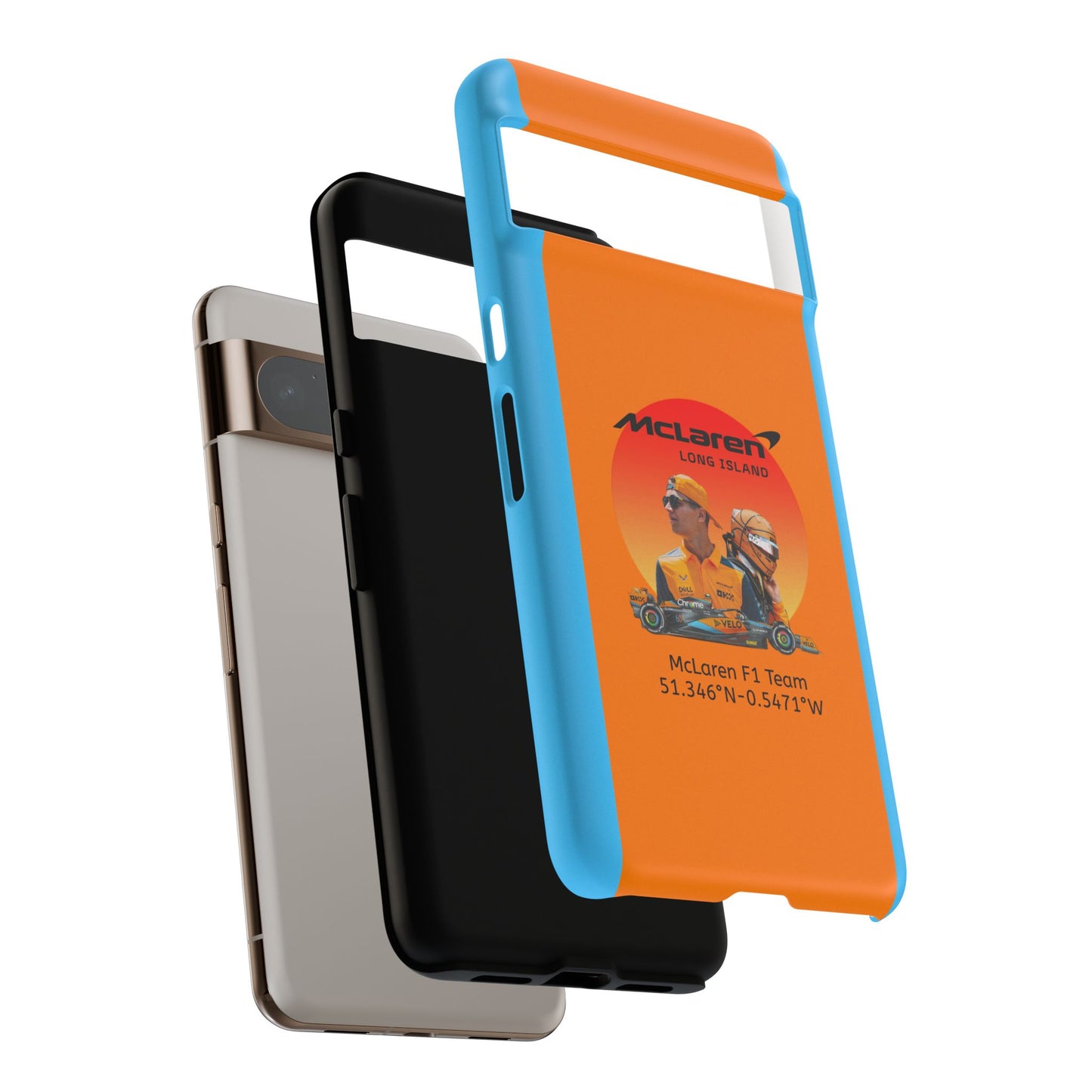 McLaren Long Island McLaren F1 inspired Lando Norris Impact-Resistant Phone Case - Sleek & Stylish