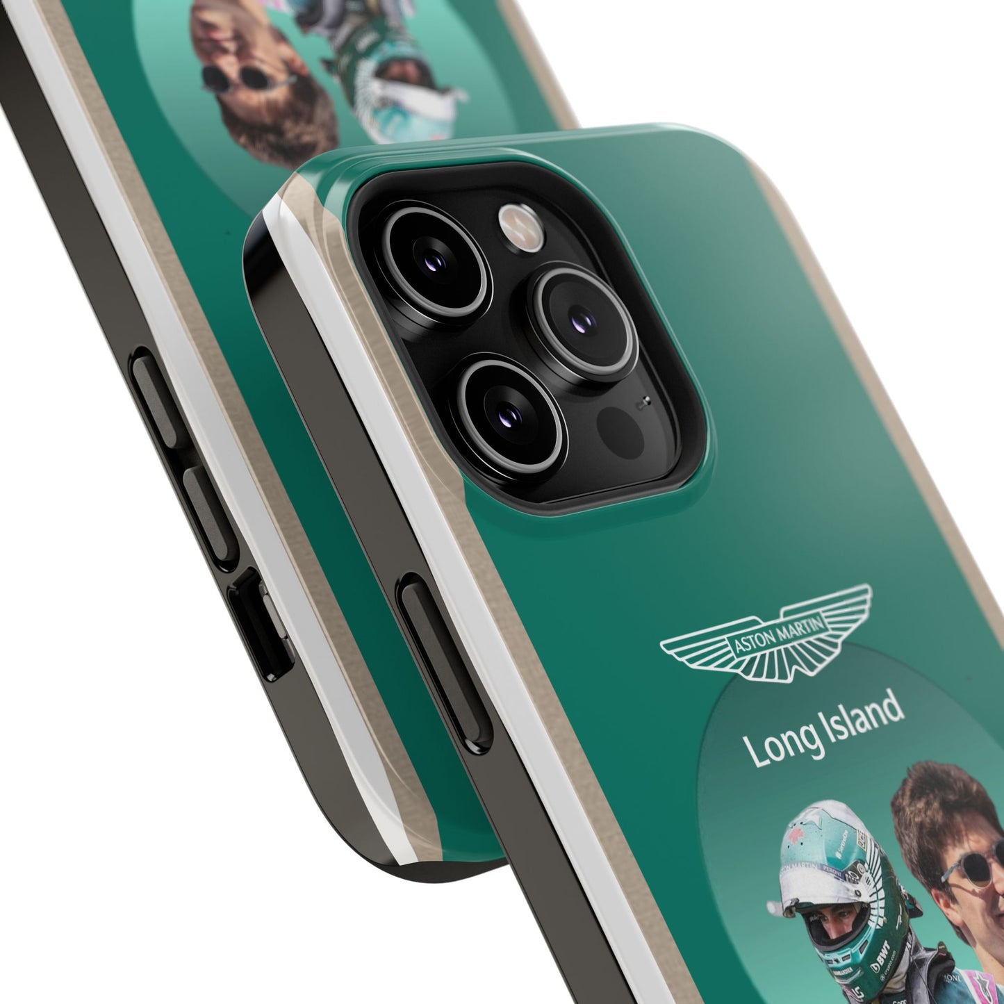 Aston Martin Long Island F1 inspired Lance Stroll Impact-Resistant Phone Case - Sleek & Stylish