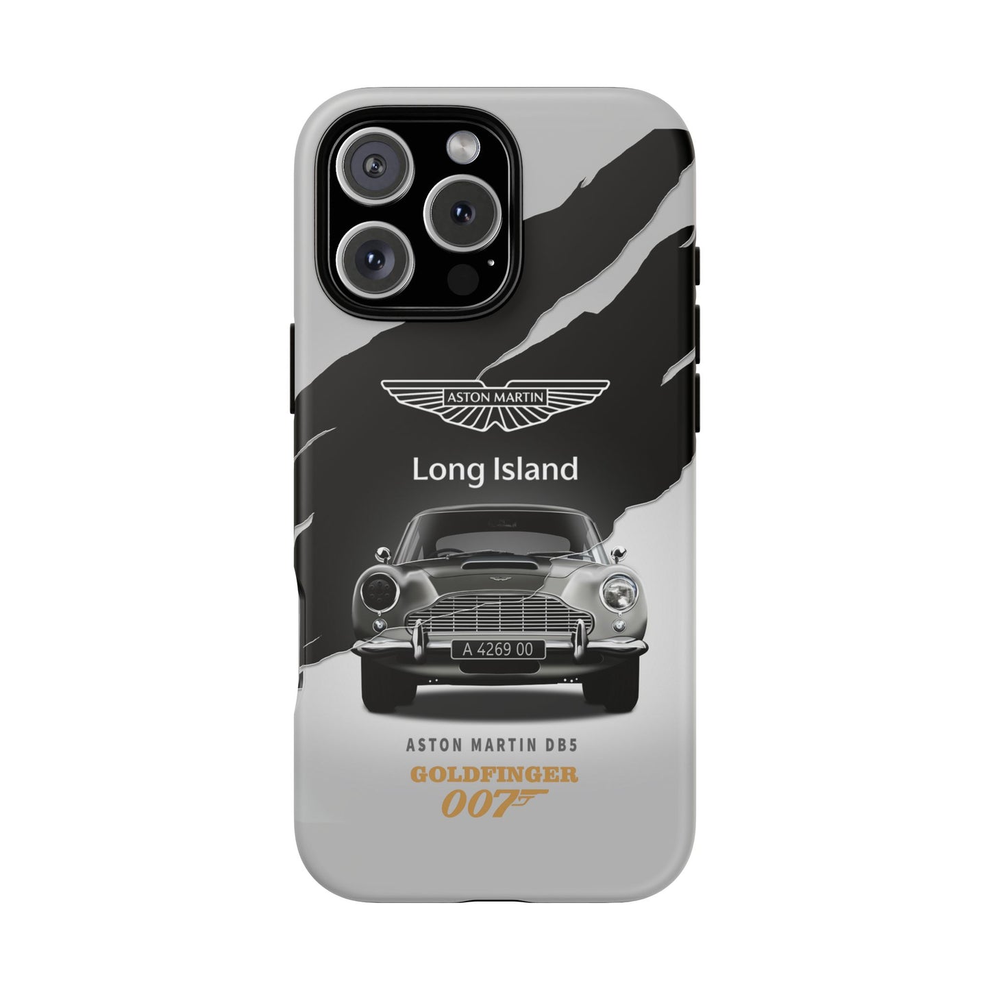 Aston Martin Long Island Phone Case Aston Martin DB5 Goldfinger 007 inspired Phone case (iPhone 8-17)