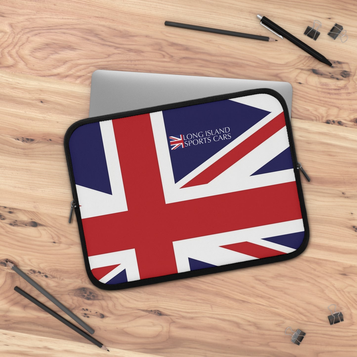 Long Island Sports Cars Flag Laptop Sleeve