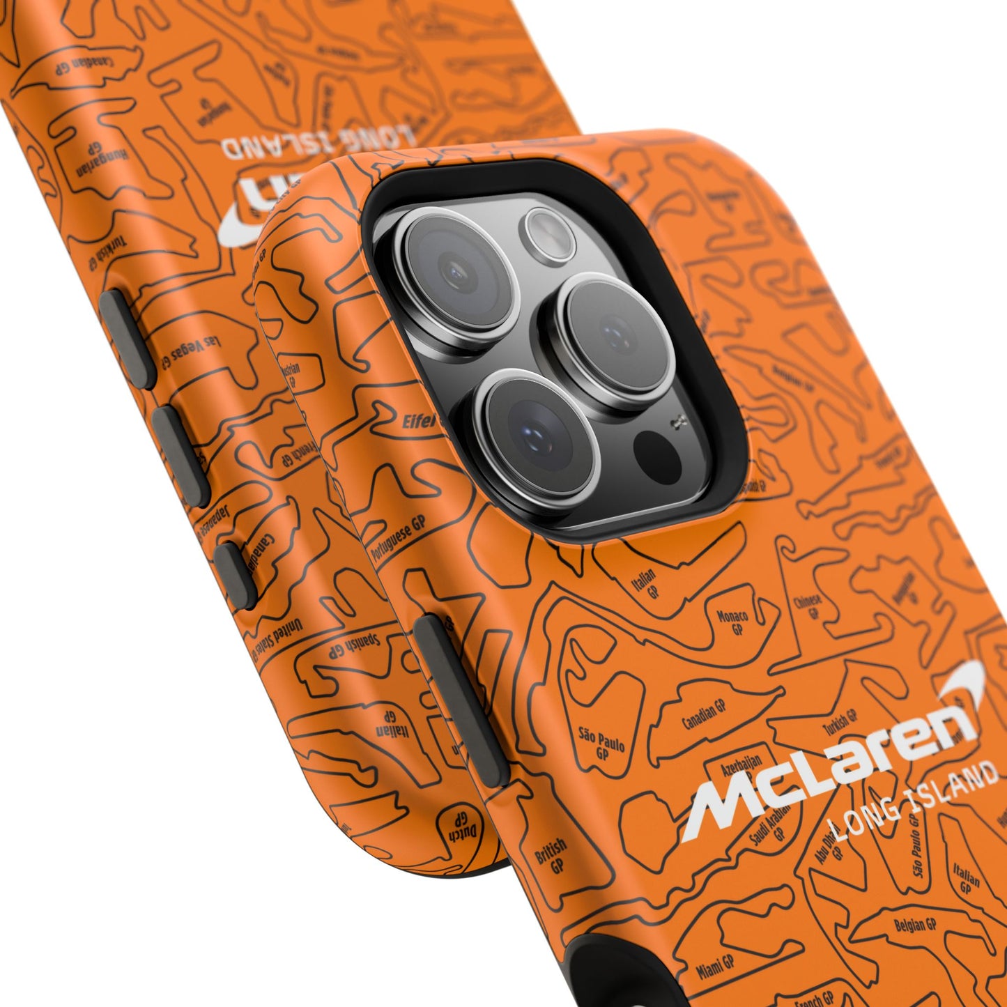 McLaren Long Island F1 race Track Inspired Impact-Resistant Phone Case