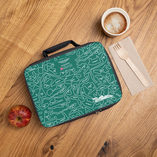 Aston Martin F1 Racetrack Lunch Bag - Stylish Insulated Tote for Cars Enthusiasts