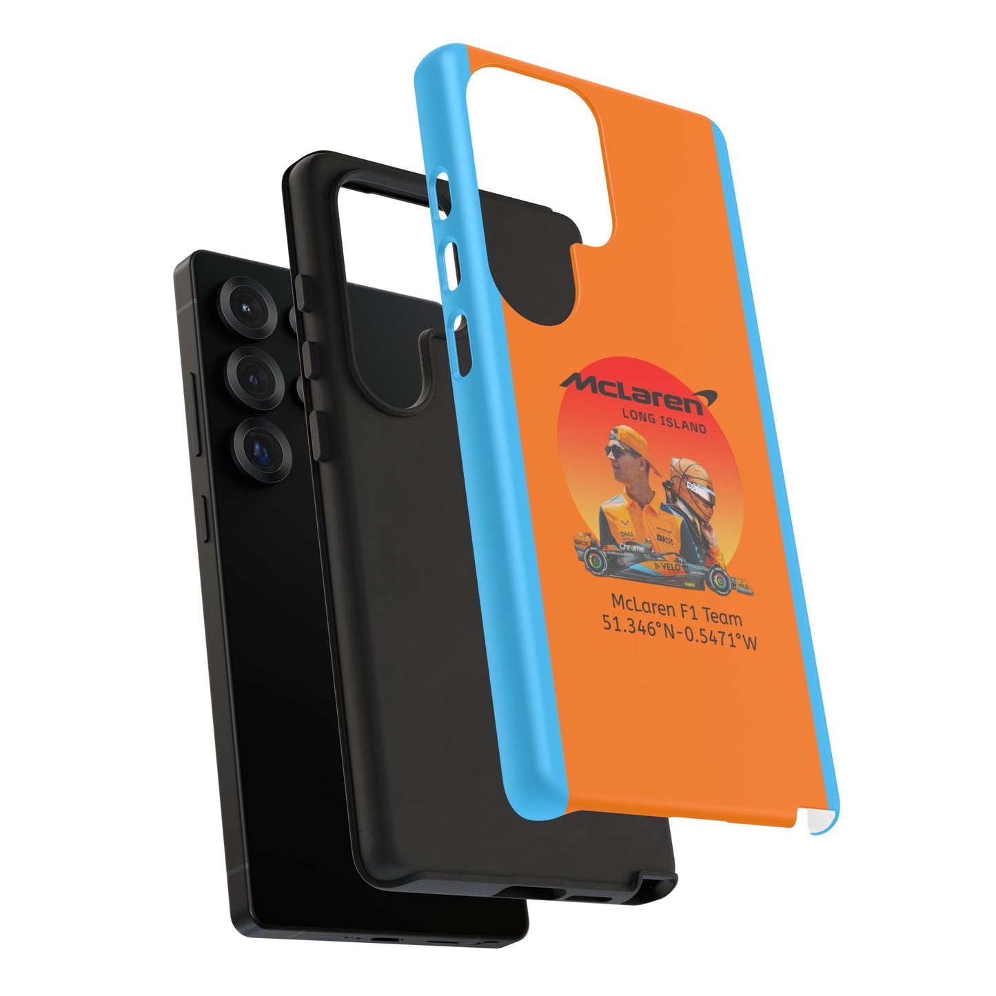 McLaren Long Island McLaren F1 inspired Lando Norris Impact-Resistant Phone Case - Sleek & Stylish