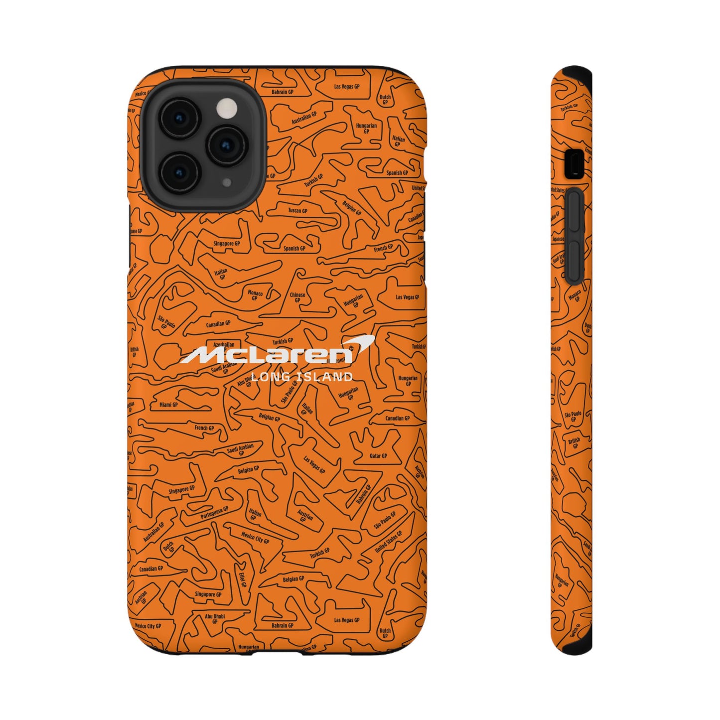 McLaren Long Island F1 race Track Inspired Impact-Resistant Phone Case