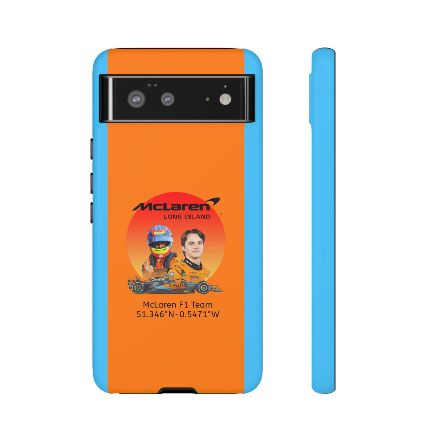 McLaren Long Island McLaren F1 inspired Oscar Piastri Impact-Resistant Phone Case - Sleek & Stylish