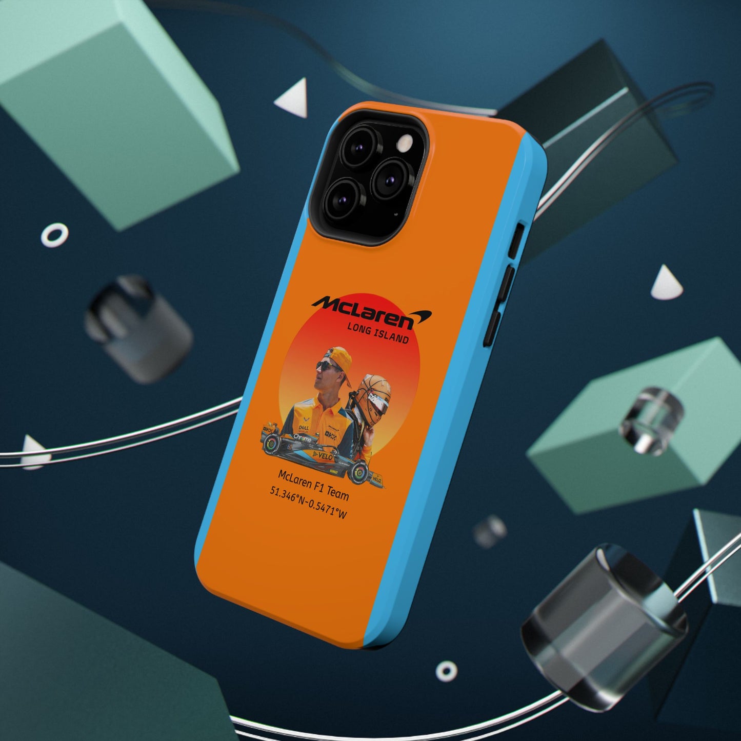 McLaren Long Island McLaren F1 inspired Lando Norris Impact-Resistant Phone Case - Sleek & Stylish