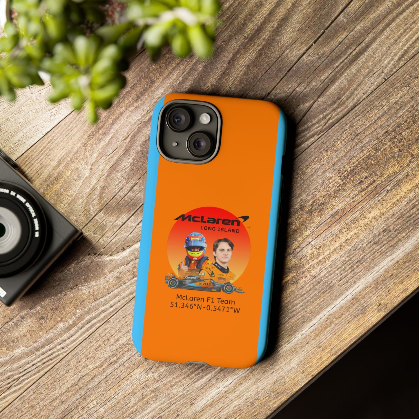 McLaren Long Island McLaren F1 inspired Oscar Piastri Impact-Resistant Phone Case - Sleek & Stylish
