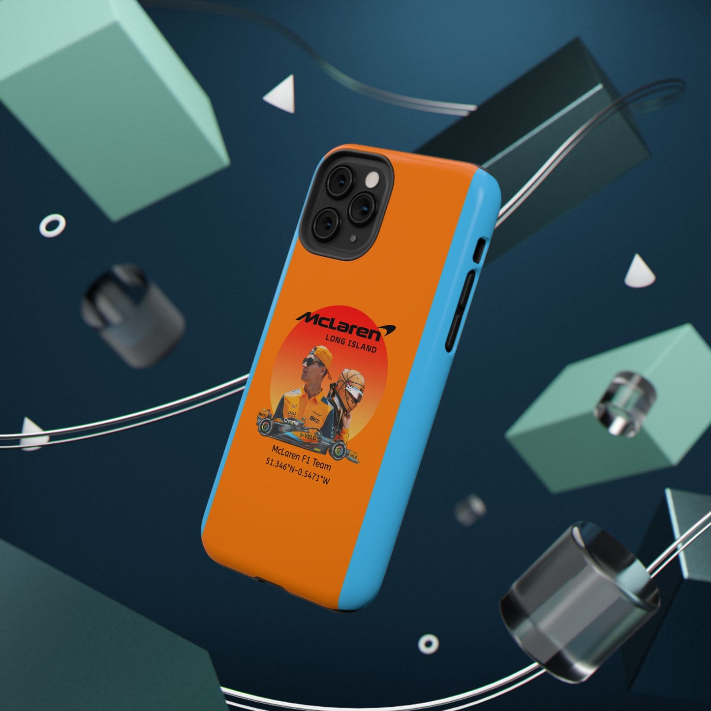 McLaren Long Island McLaren F1 inspired Lando Norris Impact-Resistant Phone Case - Sleek & Stylish