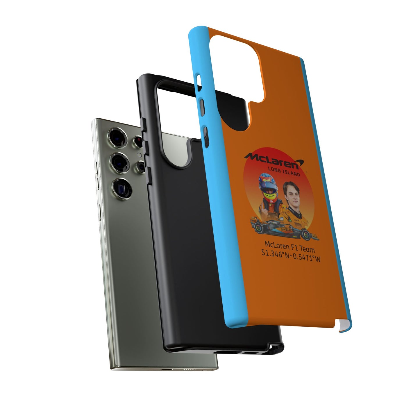 McLaren Long Island McLaren F1 inspired Oscar Piastri Impact-Resistant Phone Case - Sleek & Stylish