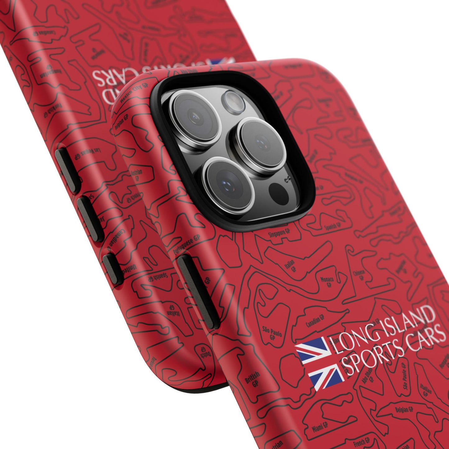 Long Island Sports Cars F1 race Track Inspired Impact-Resistant Phone Case