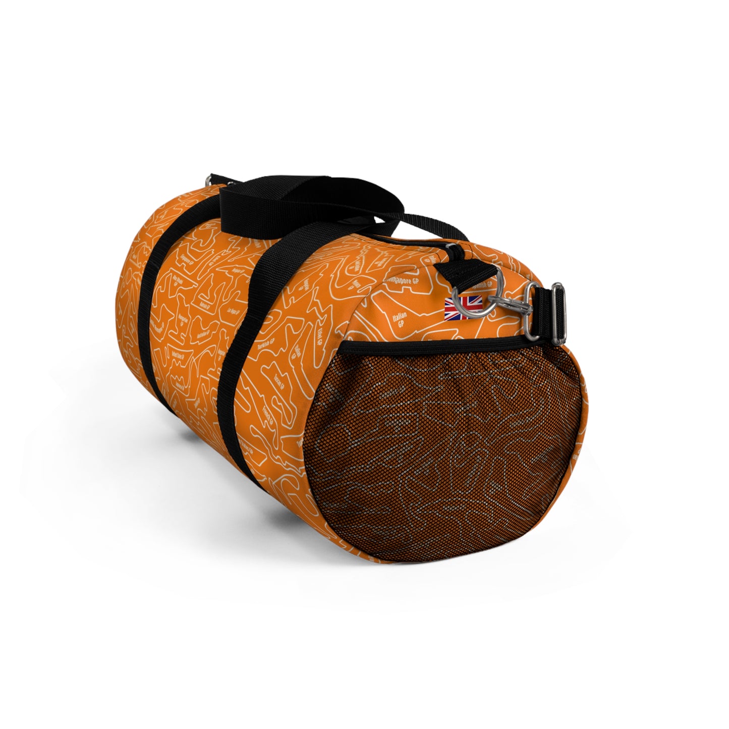 McLaren Long Island F1 Racetrack Vibrant Papaya Travel Duffel Bag