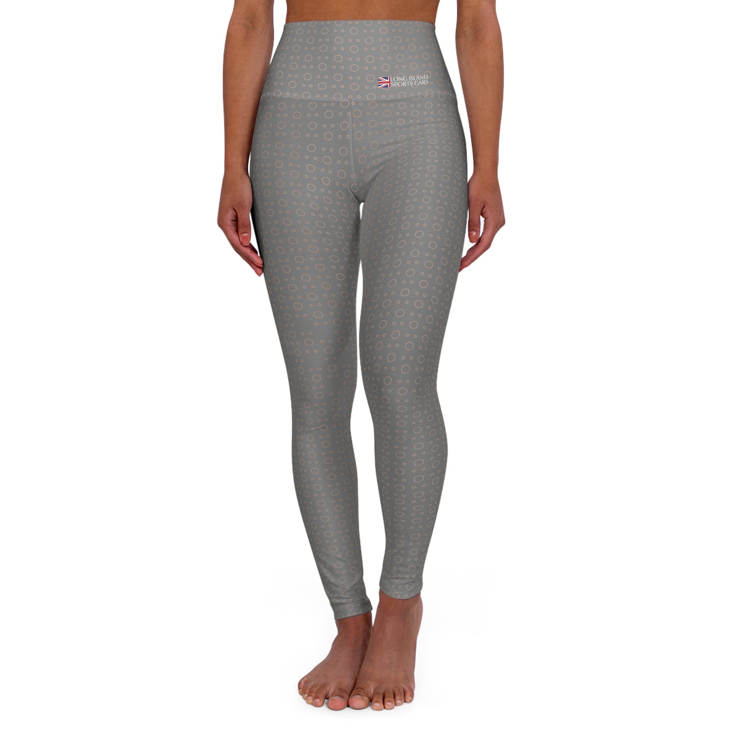 Long Island Sports Cars High Waisted Yoga Leggings - Stylish Comfort for Active Lifestyles