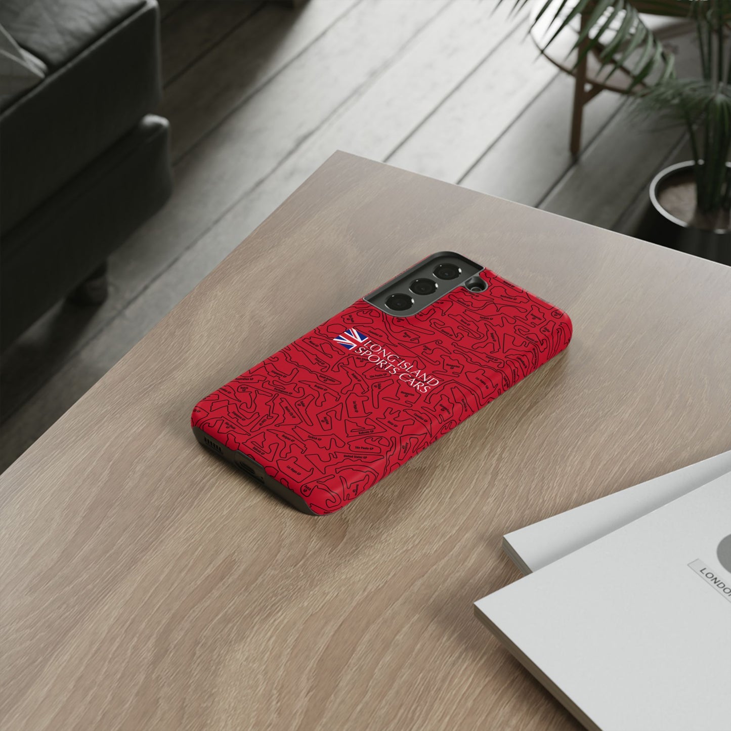 Long Island Sports Cars F1 race Track Inspired Impact-Resistant Phone Case