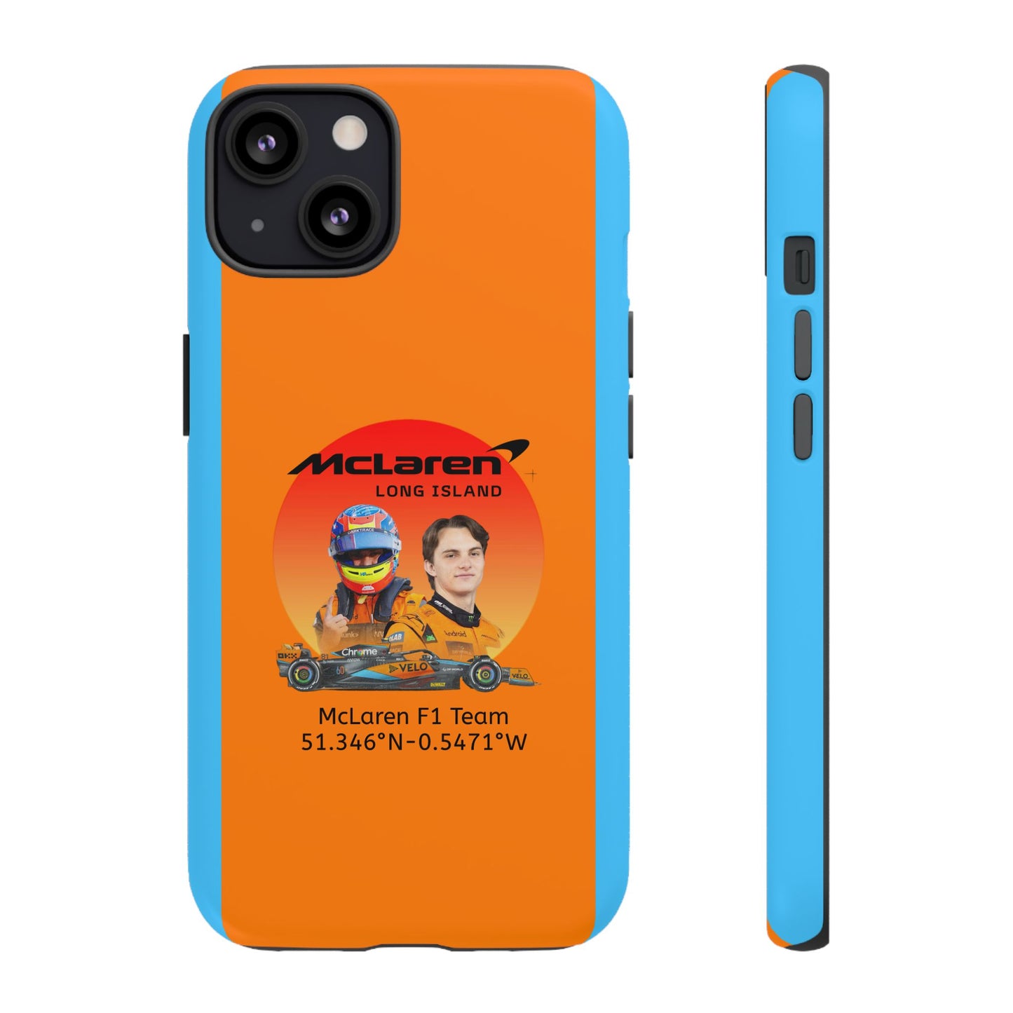 McLaren Long Island McLaren F1 inspired Oscar Piastri Impact-Resistant Phone Case - Sleek & Stylish