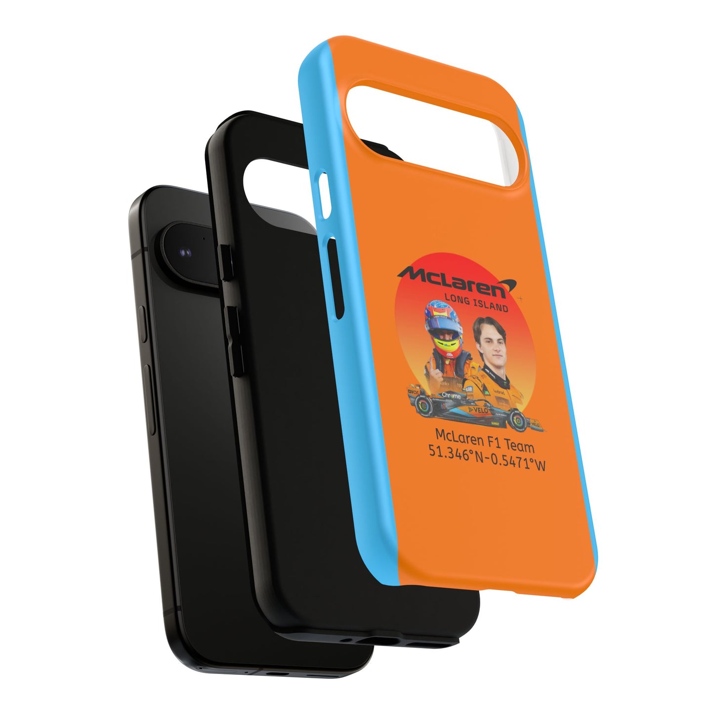 McLaren Long Island McLaren F1 inspired Oscar Piastri Impact-Resistant Phone Case - Sleek & Stylish