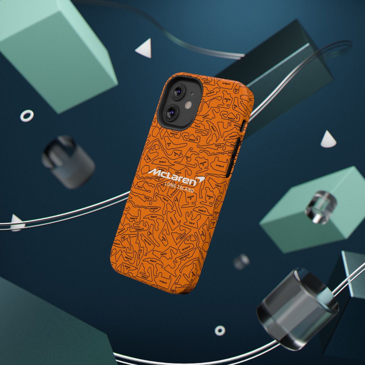 McLaren Long Island F1 race Track Inspired Impact-Resistant Phone Case