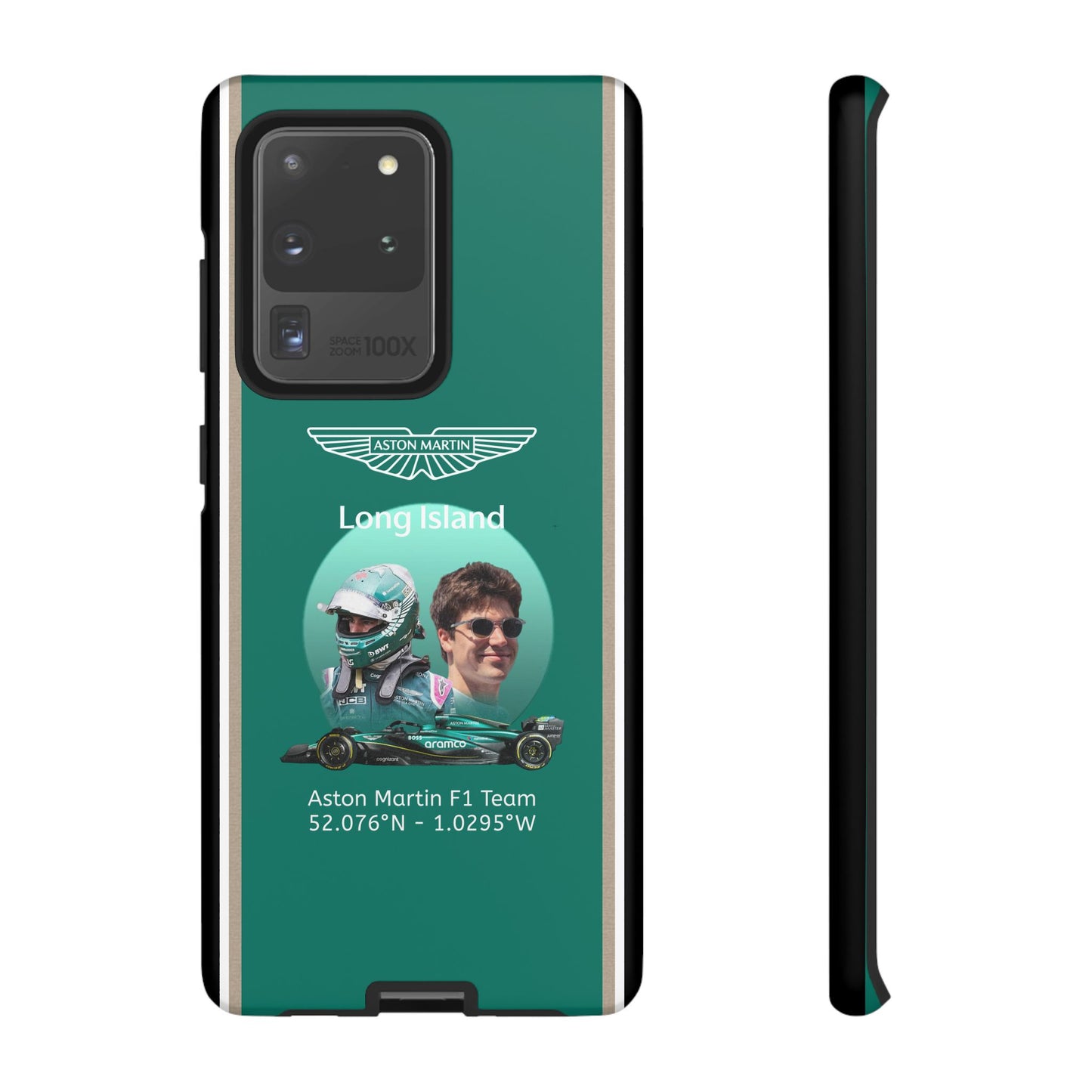 Aston Martin Long Island F1 inspired Lance Stroll Impact-Resistant Phone Case - Sleek & Stylish