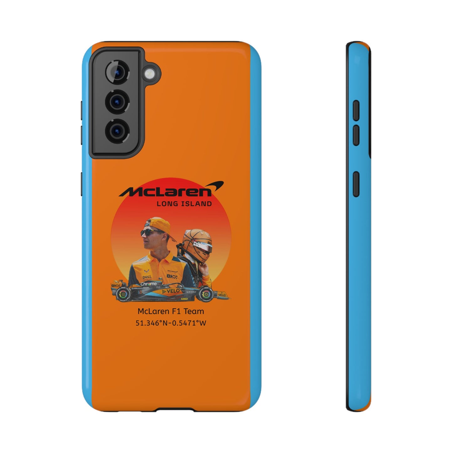 McLaren Long Island McLaren F1 inspired Lando Norris Impact-Resistant Phone Case - Sleek & Stylish