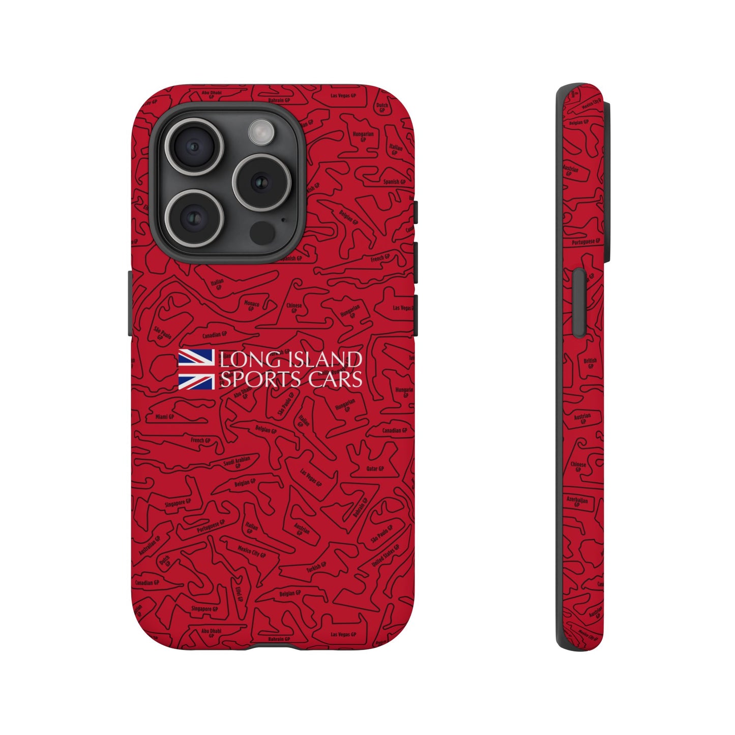 Long Island Sports Cars F1 race Track Inspired Impact-Resistant Phone Case