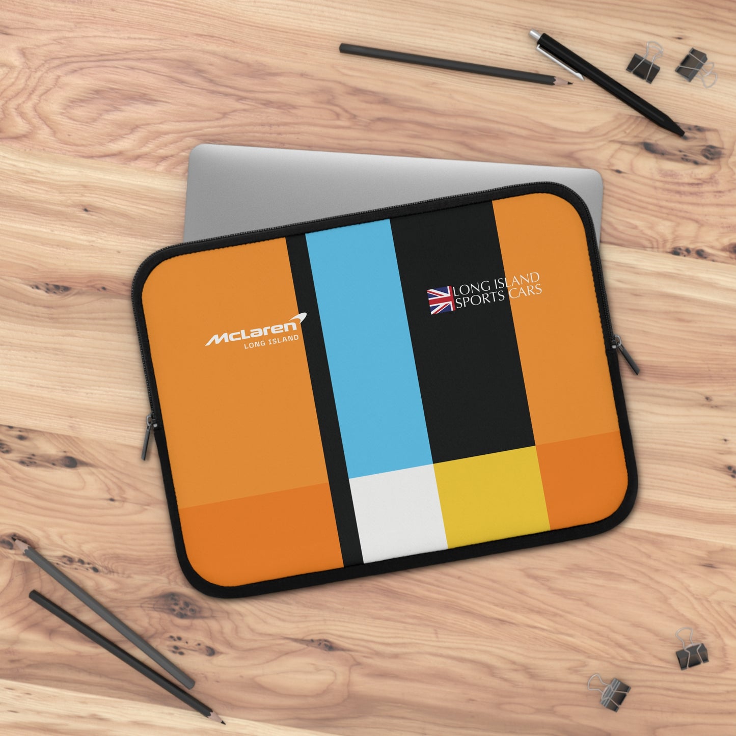 McLaren Long Island Orange Papaya Laptop Sleeve