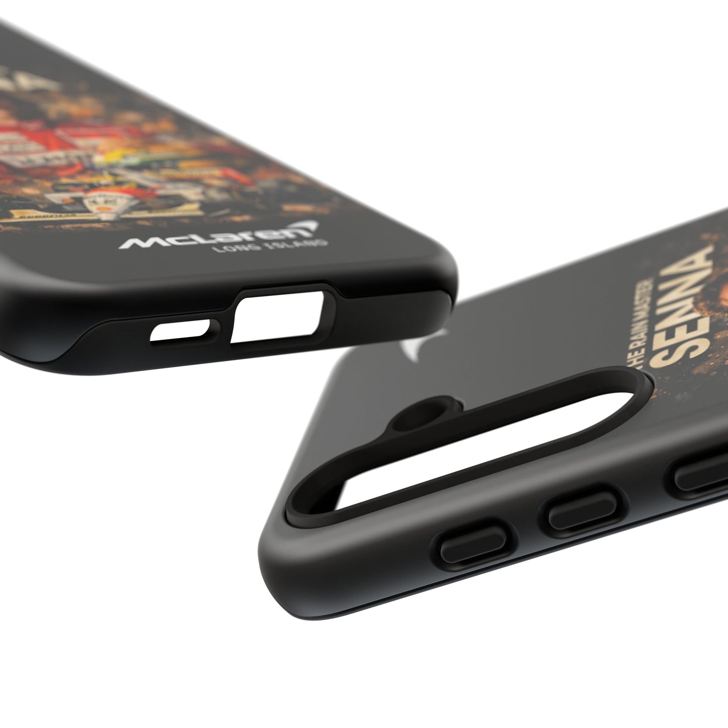McLaren Long Island “The Rain Master” Ayrton Senna Inspired Impact-Resistant Phone Case | Durable Protection for Car Enthusiasts