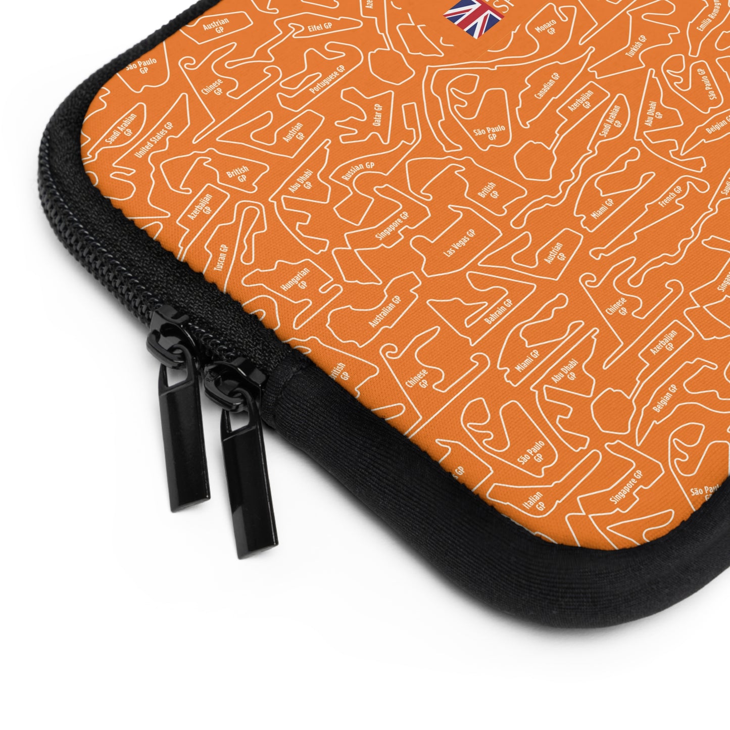 Long Island Sports Cars |McLaren Long Island | F1 Racetrack Laptop Sleeve