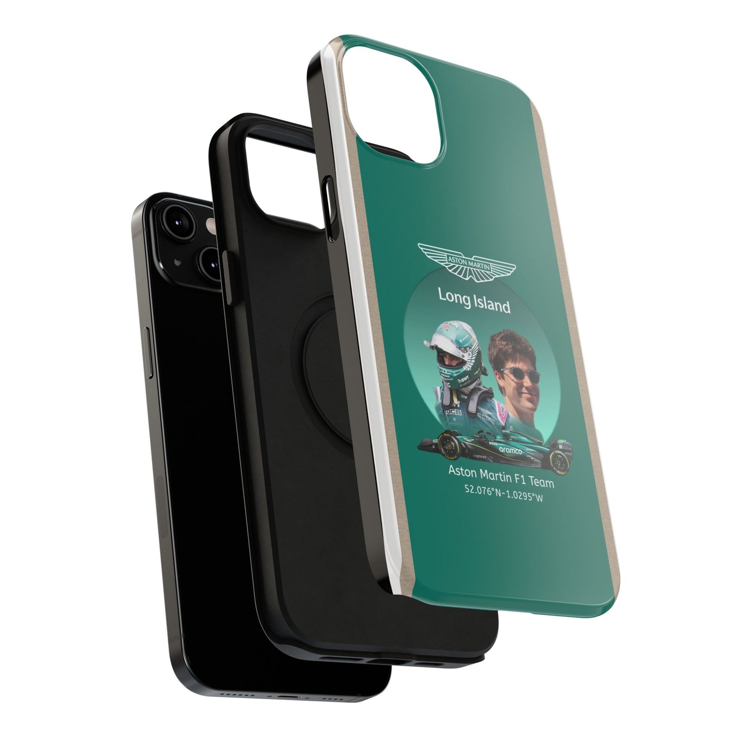 Aston Martin Long Island F1 inspired Lance Stroll Impact-Resistant Phone Case - Sleek & Stylish