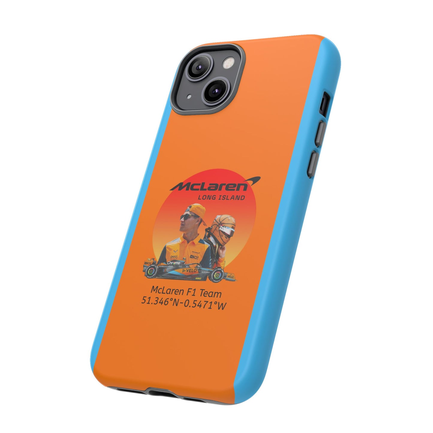 McLaren Long Island McLaren F1 inspired Lando Norris Impact-Resistant Phone Case - Sleek & Stylish