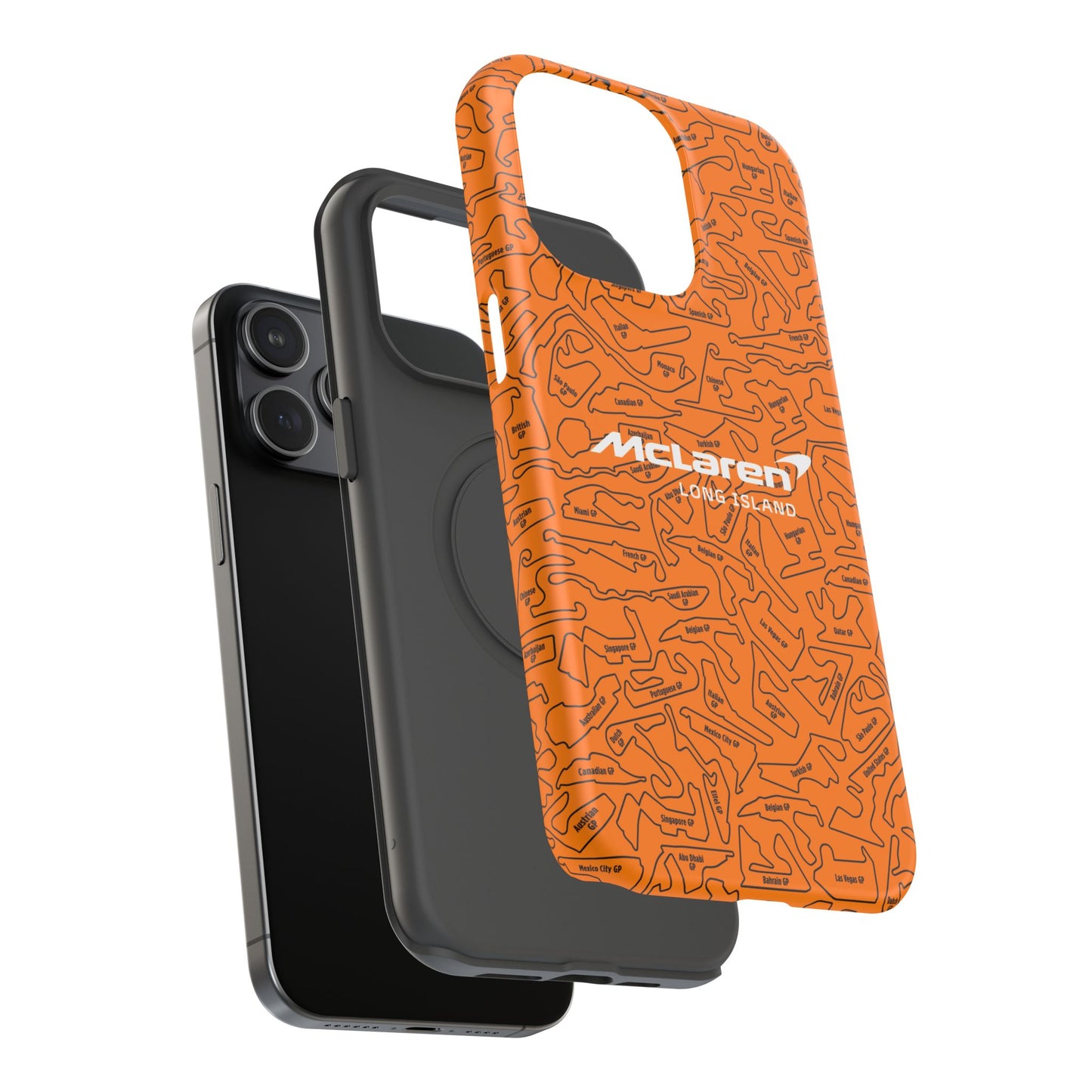 McLaren Long Island F1 race Track Inspired Impact-Resistant Phone Case