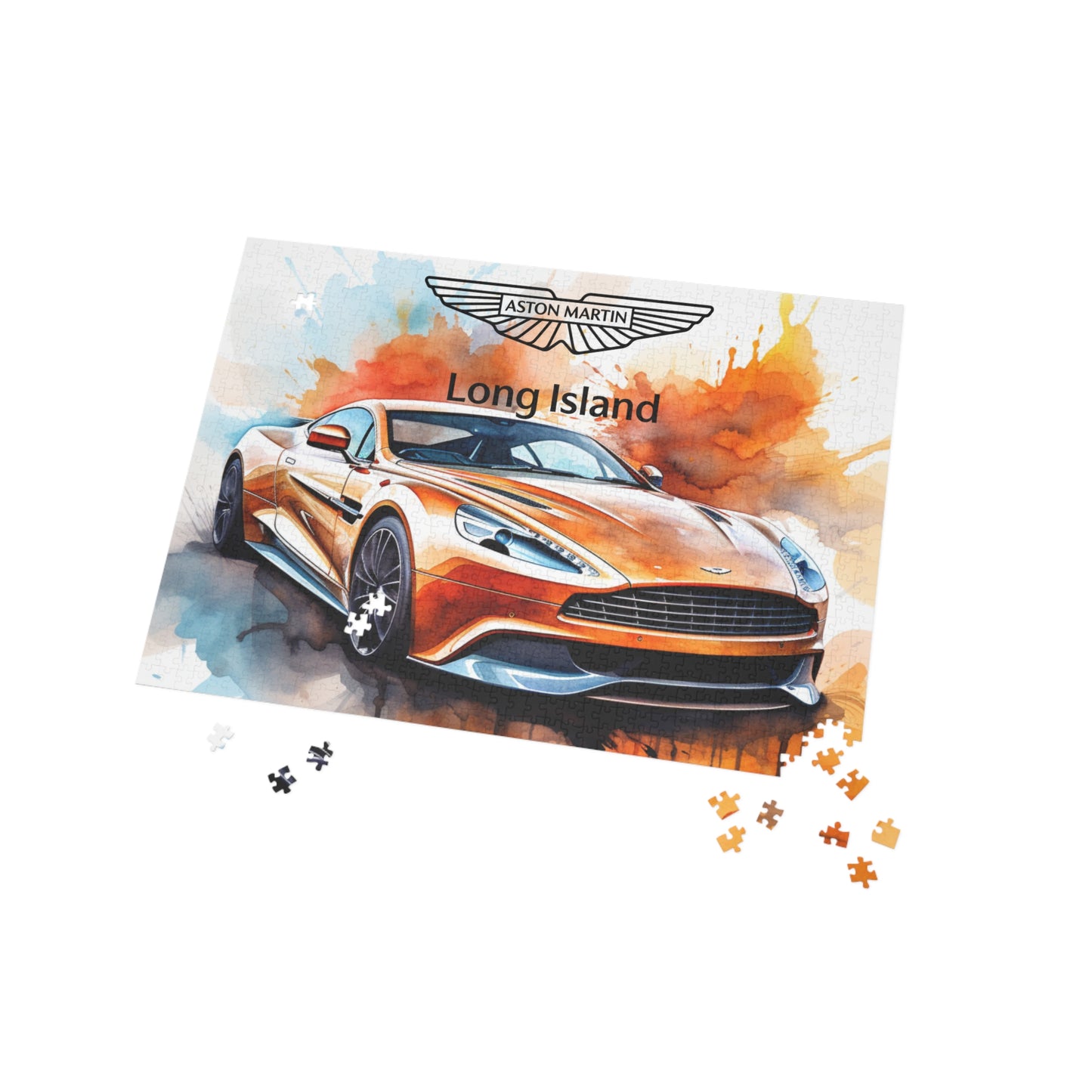 Aston Martin Long Island Vanquish Inspired Puzzle - 96, 252, 500, 1000-Piece Options