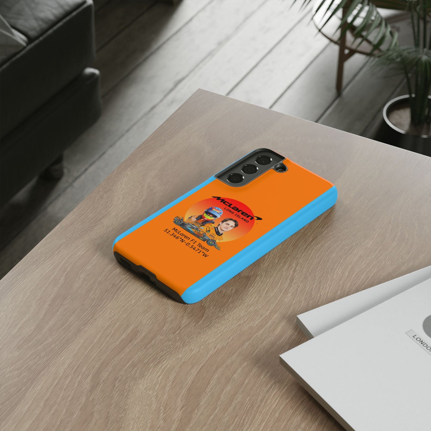 McLaren Long Island McLaren F1 inspired Oscar Piastri Impact-Resistant Phone Case - Sleek & Stylish