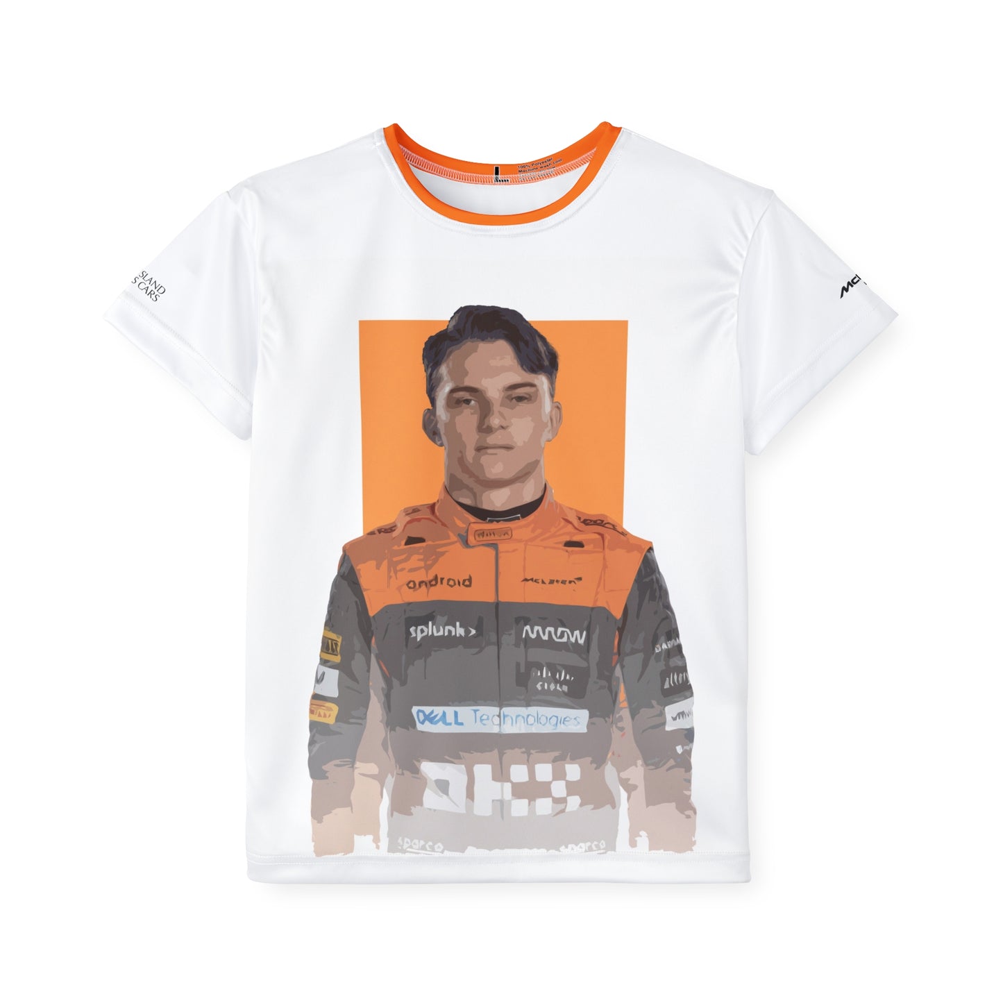 Kids Sports Jersey - Oscar Piastri Formula 1 inspired Design for Young Speed Enthusiasts