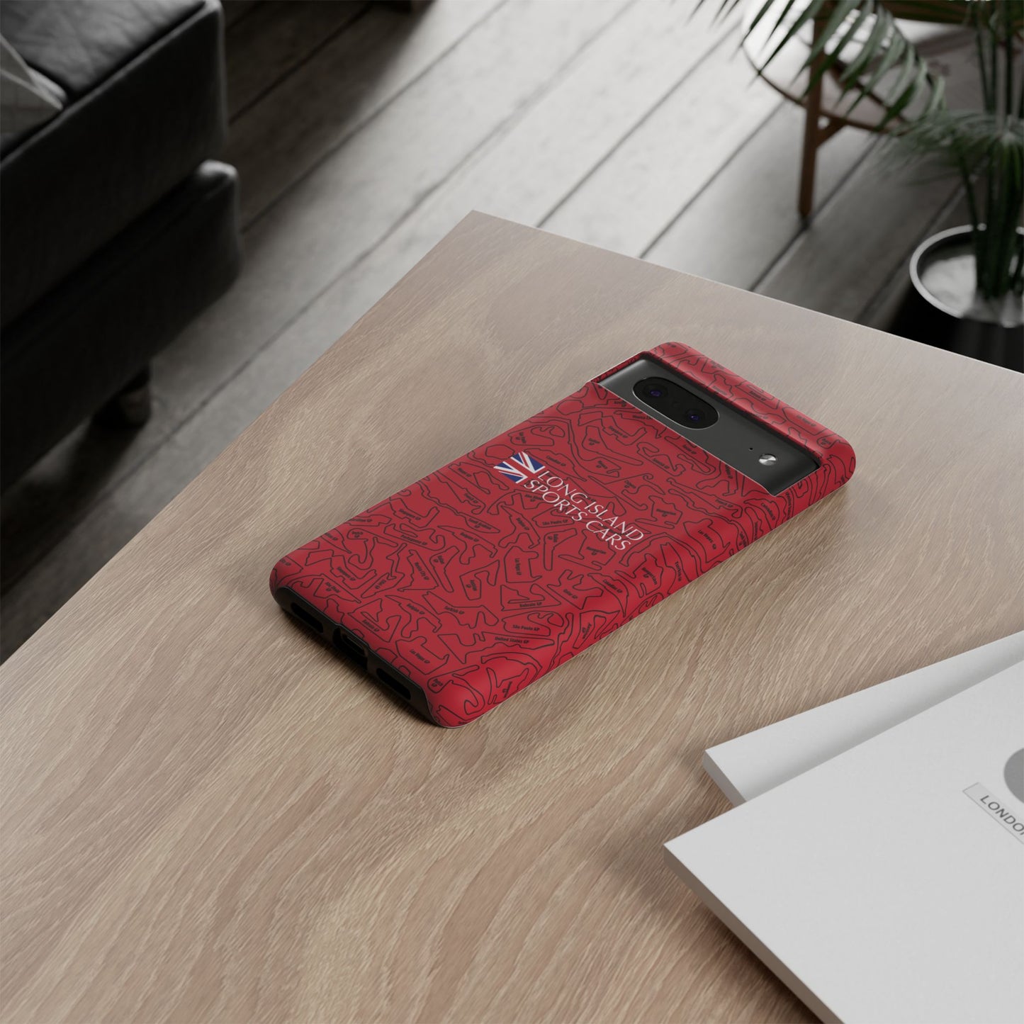 Long Island Sports Cars F1 race Track Inspired Impact-Resistant Phone Case