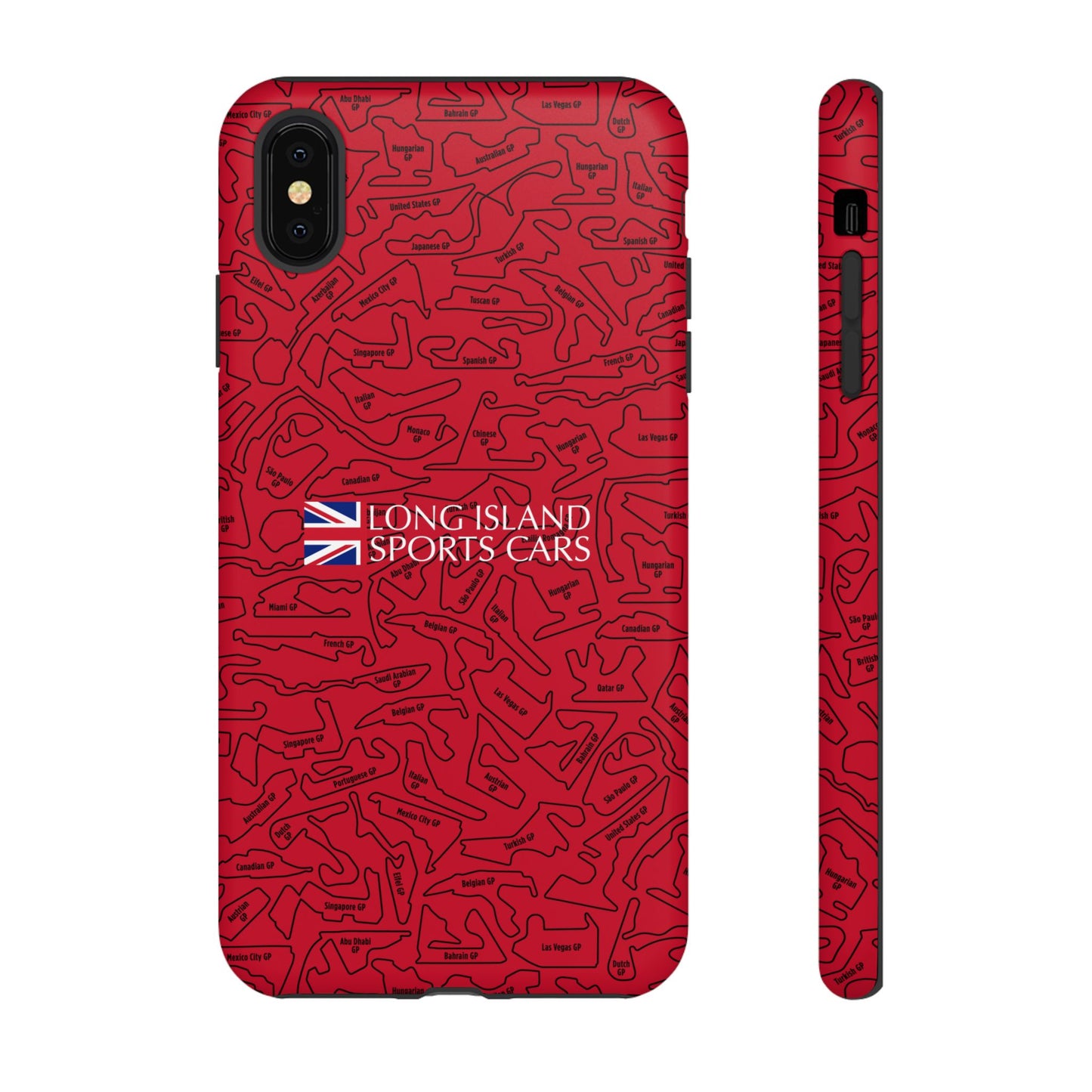 Long Island Sports Cars F1 race Track Inspired Impact-Resistant Phone Case