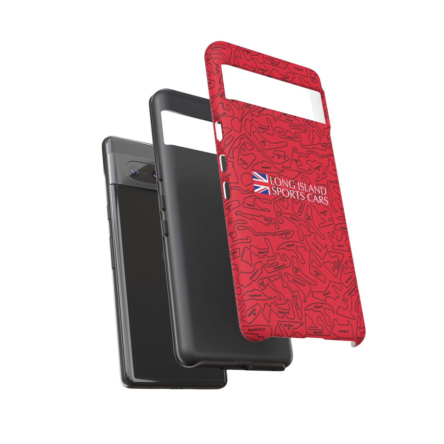 Long Island Sports Cars F1 race Track Inspired Impact-Resistant Phone Case