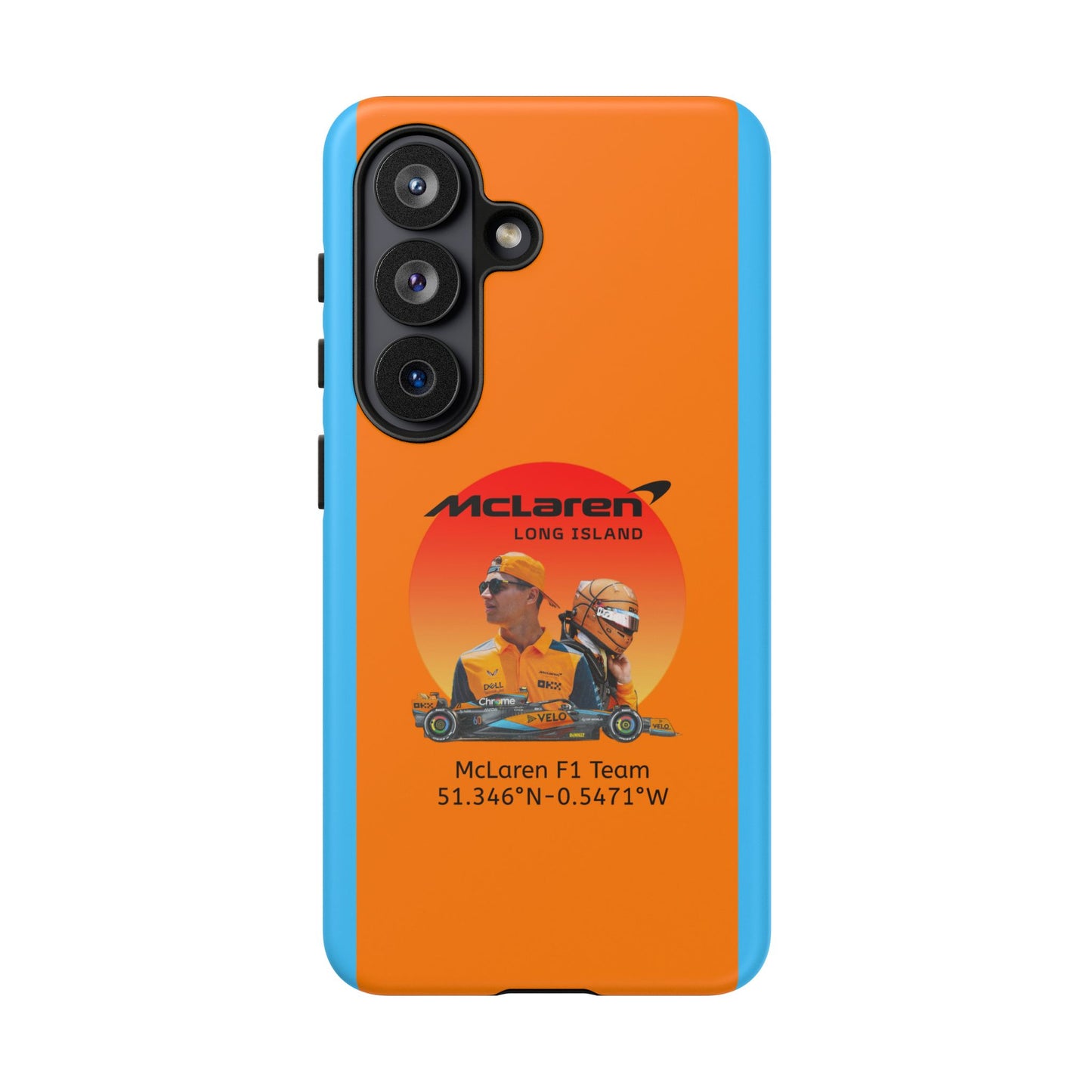 McLaren Long Island McLaren F1 inspired Lando Norris Impact-Resistant Phone Case - Sleek & Stylish