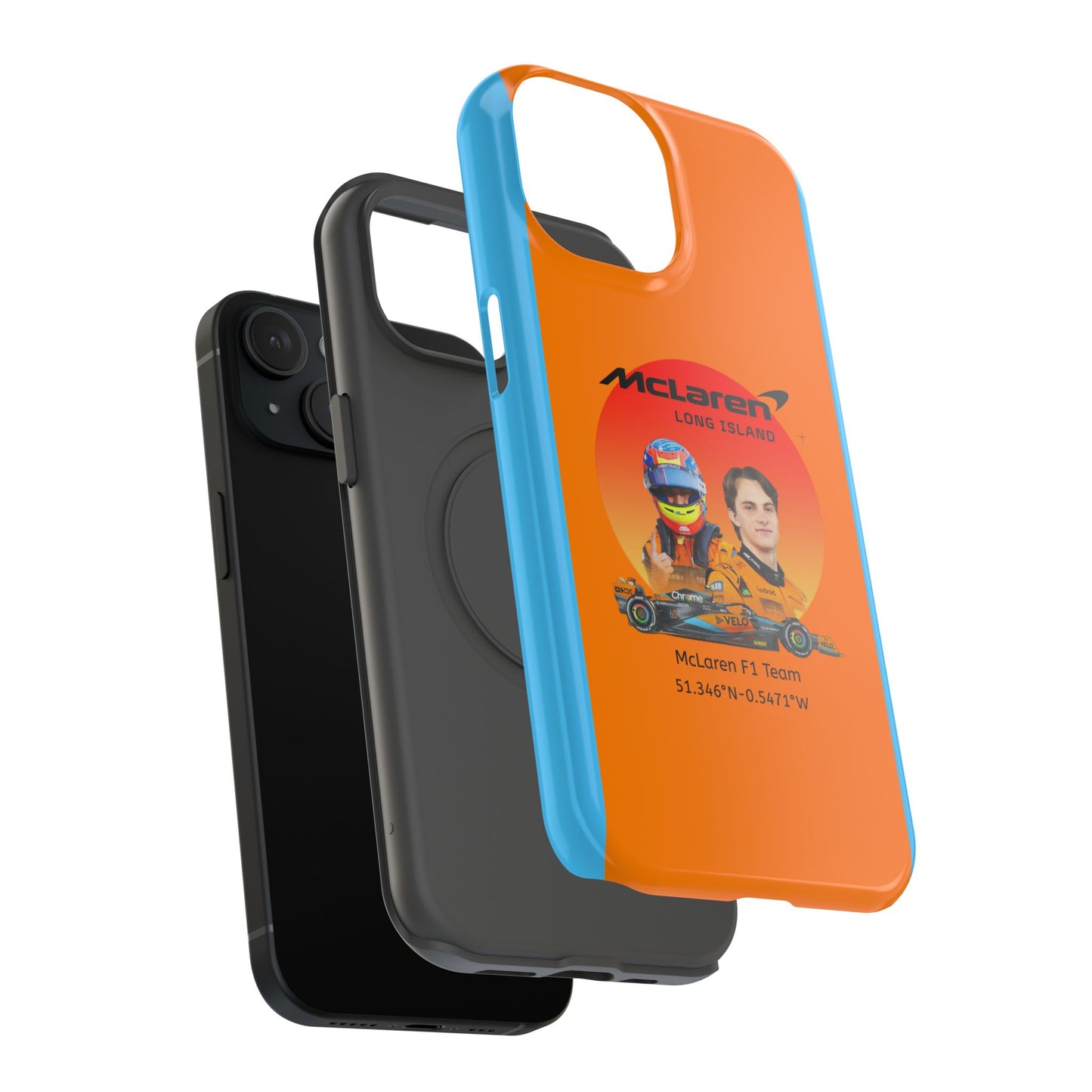 McLaren Long Island McLaren F1 inspired Oscar Piastri Impact-Resistant Phone Case - Sleek & Stylish