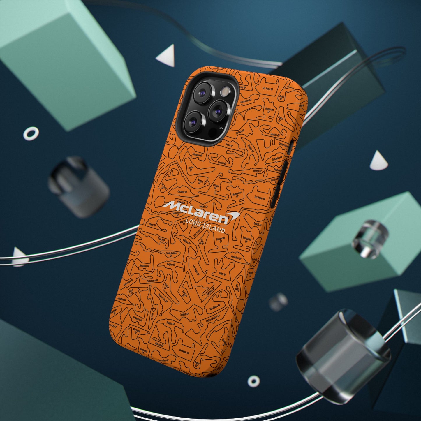 McLaren Long Island F1 race Track Inspired Impact-Resistant Phone Case