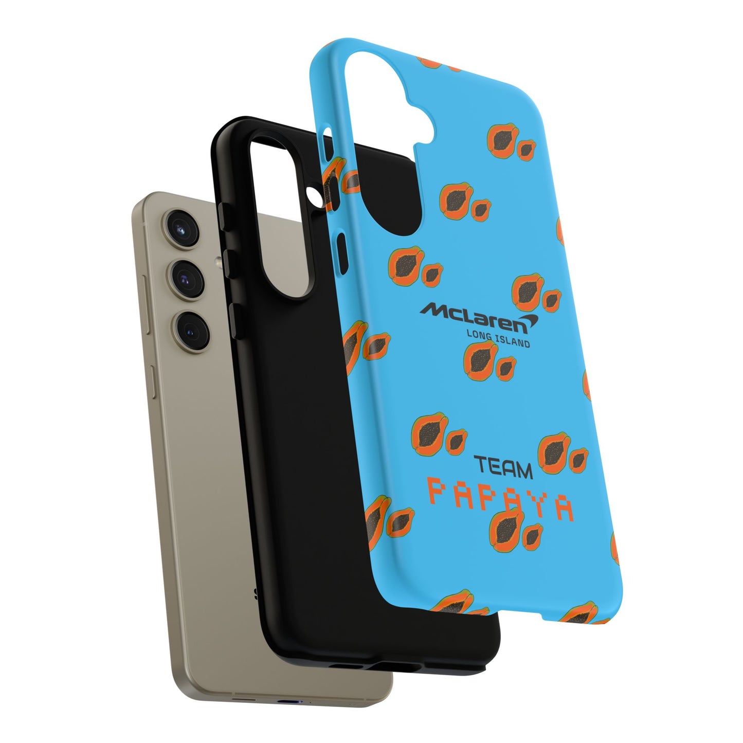 McLaren Long Island Team Papaya Impact-Resistant Phone Case - Sleek & Stylish