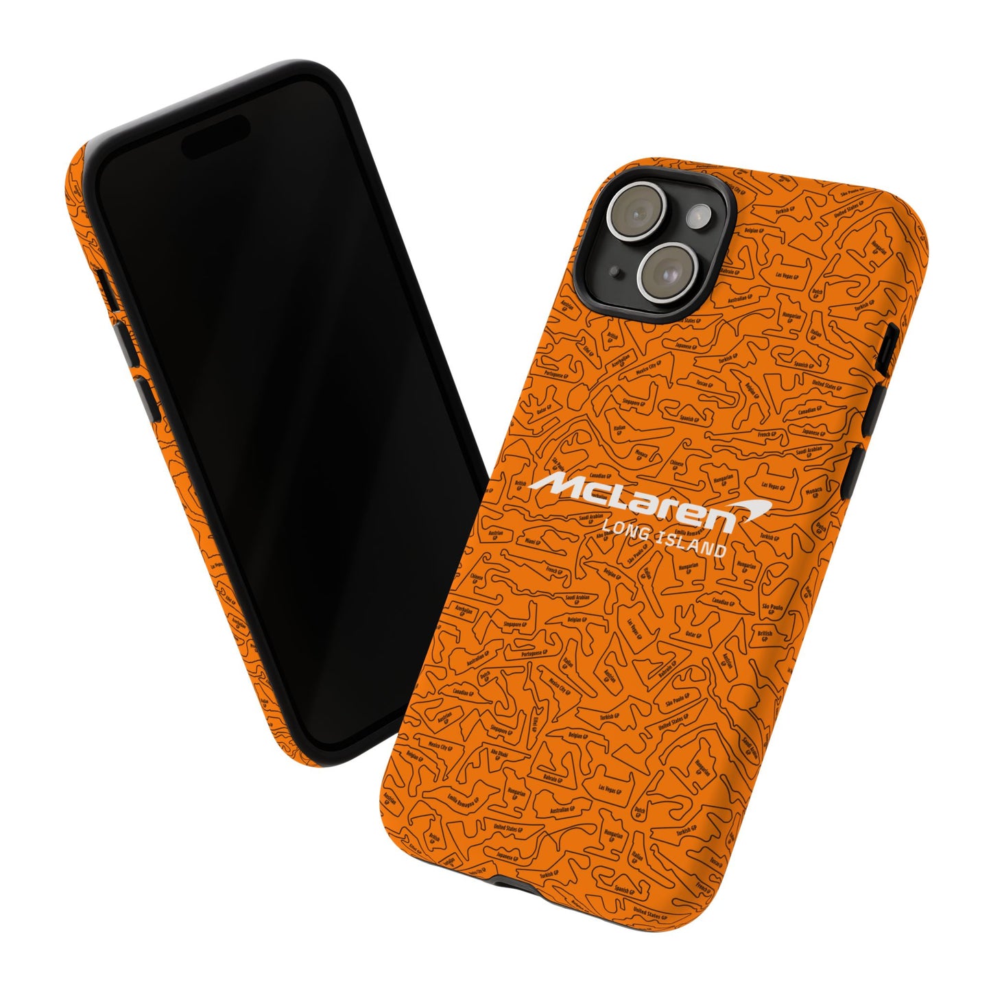 McLaren Long Island F1 race Track Inspired Impact-Resistant Phone Case