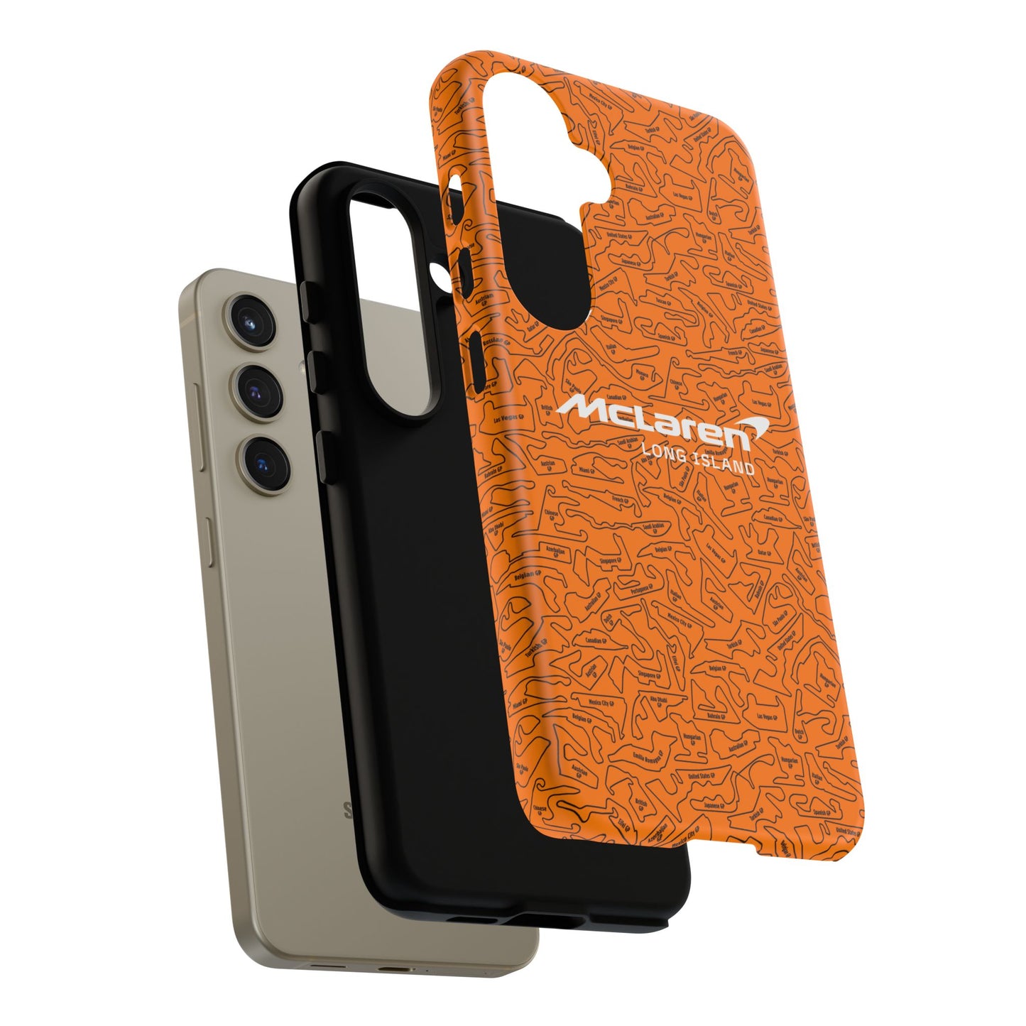 McLaren Long Island F1 race Track Inspired Impact-Resistant Phone Case